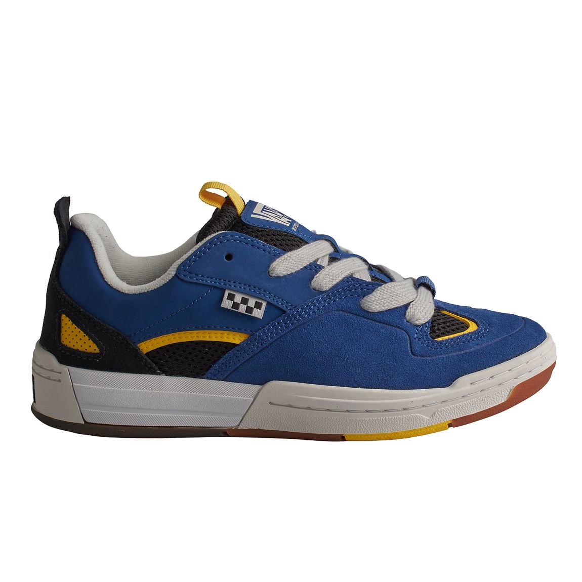 Leather Sneakers with Fabric Lining and Rubber Sole - Blue main product photo