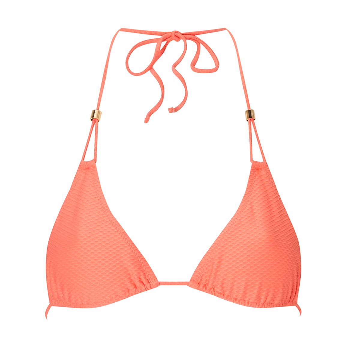 Coral Double String Bikini Top main product photo