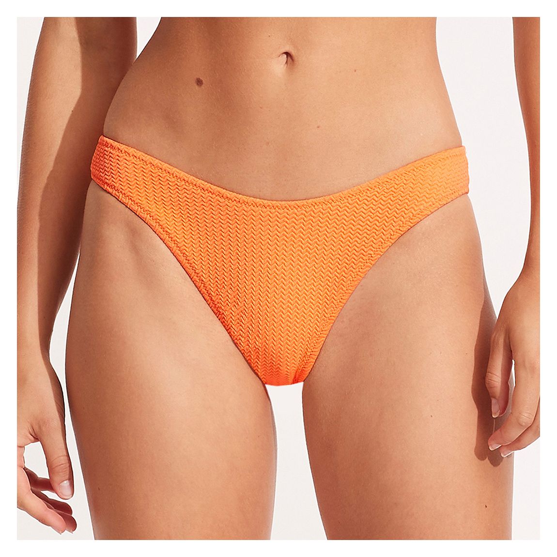 Orange High Cut Bikini Bottoms main product photo