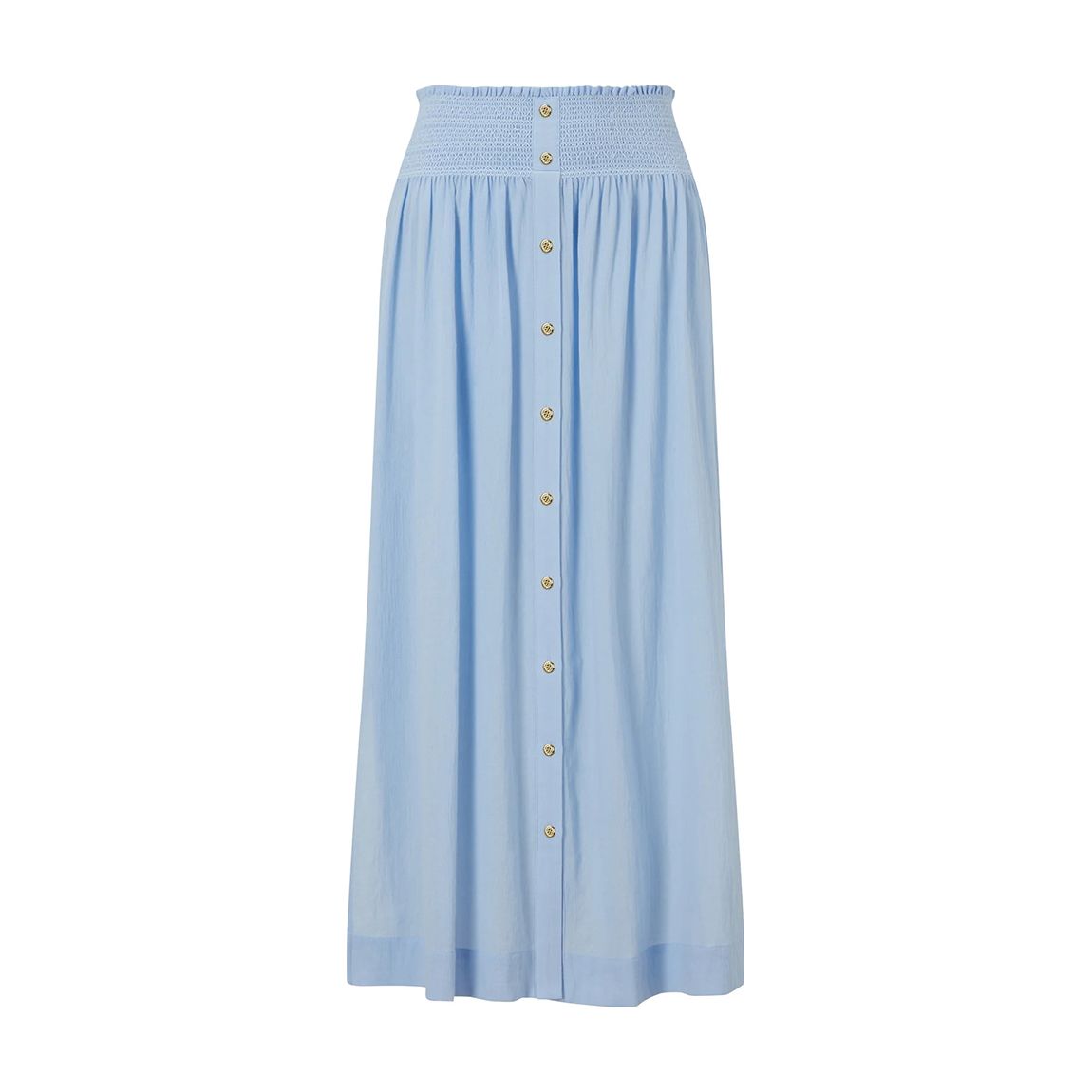 Blue Smocked Skirt main product photo