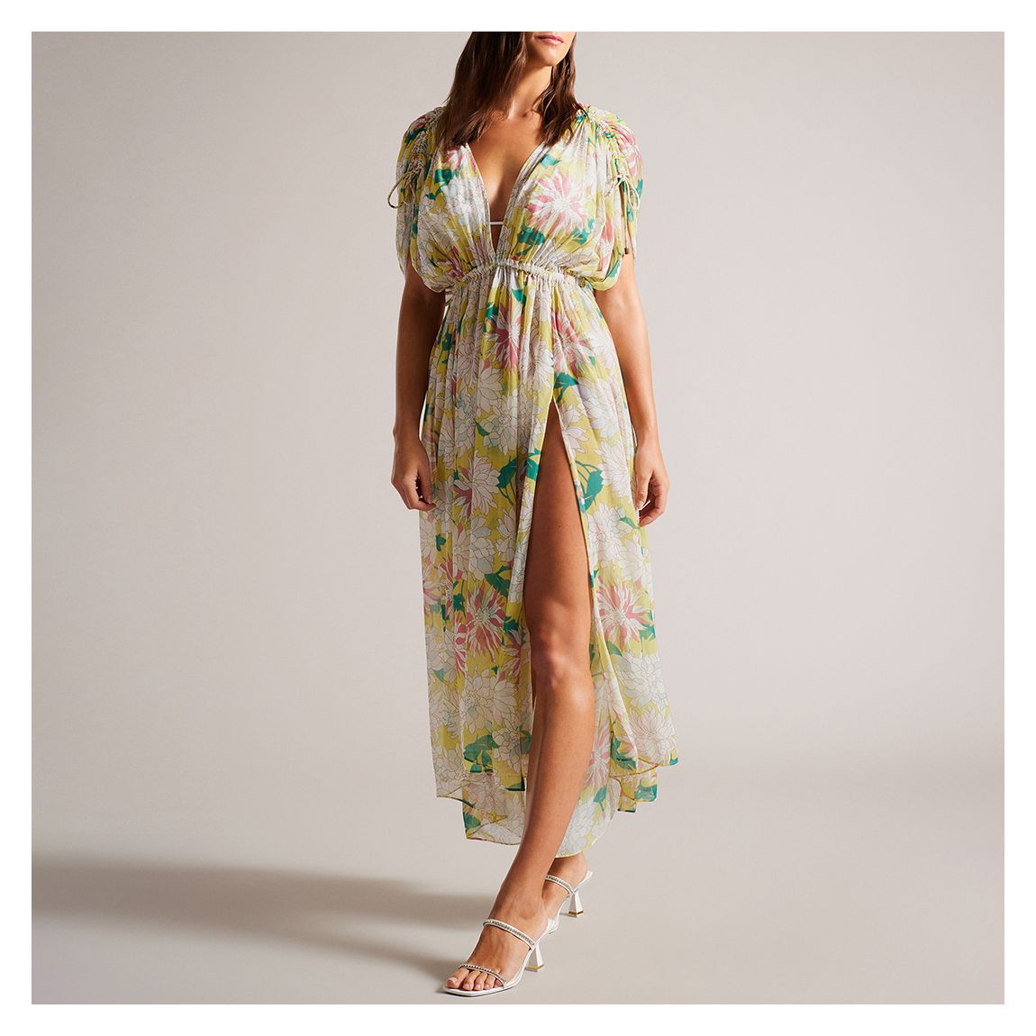 Yellow Maxi Cover Up main product photo
