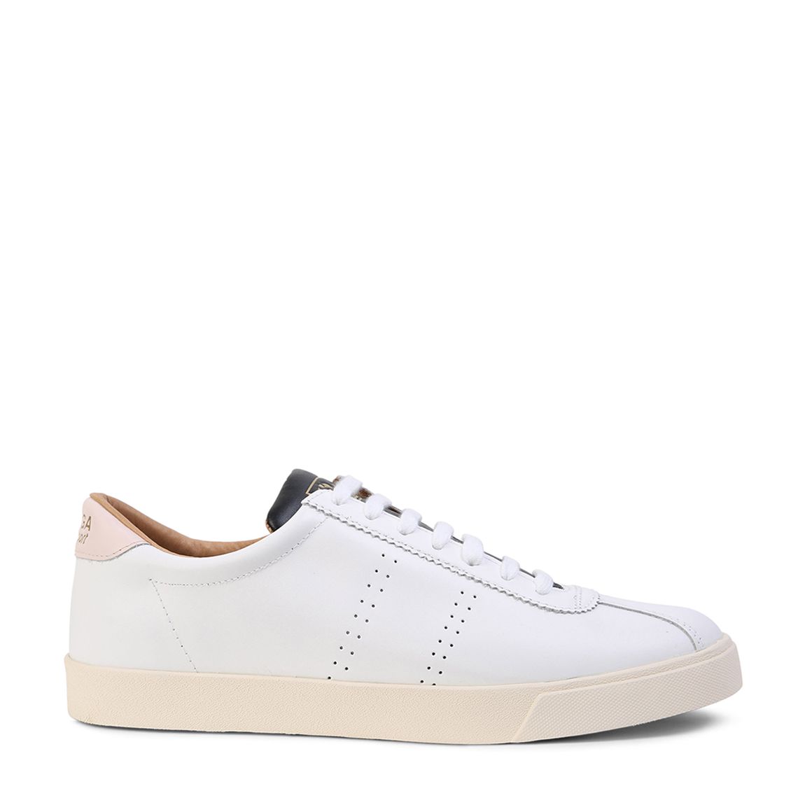 White Multi 2843 Soft Leather Trainers main product photo