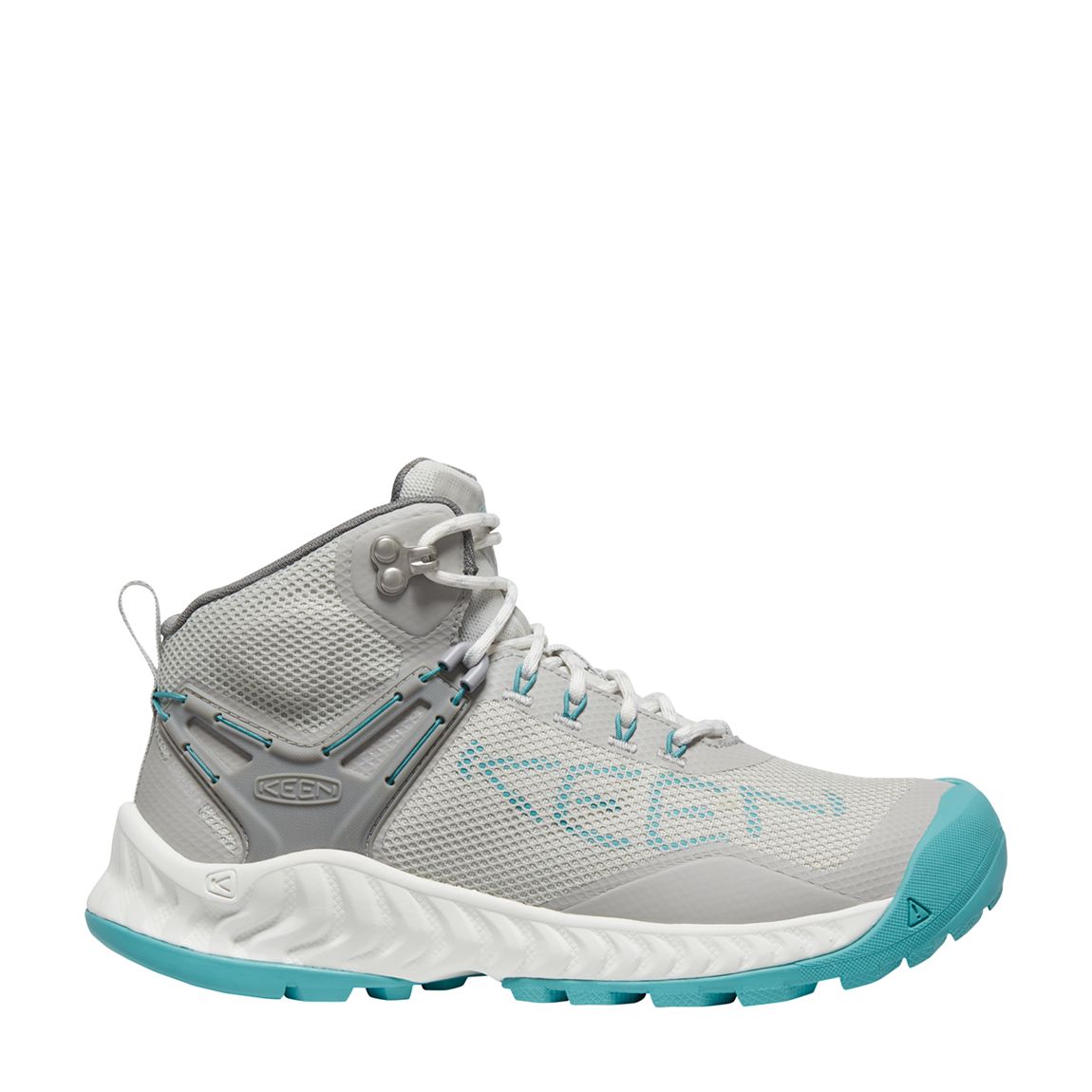 Women's Grey/Blue Nxis Evo Waterproof Mid Walking Boot main product photo