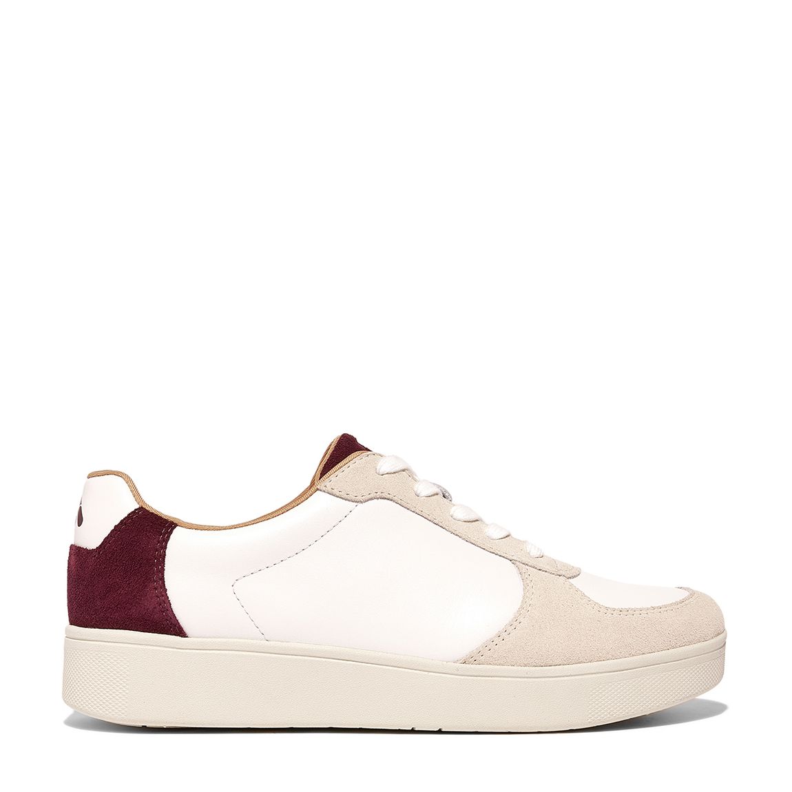 Raisin Purple Rally Leather Suede Panel Trainers main product photo