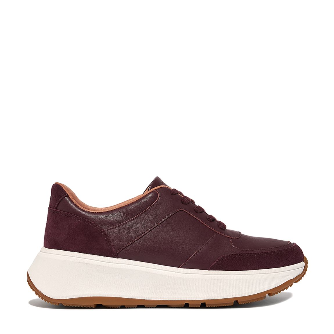 Burgundy F-Mode Flatform Trainers main product photo