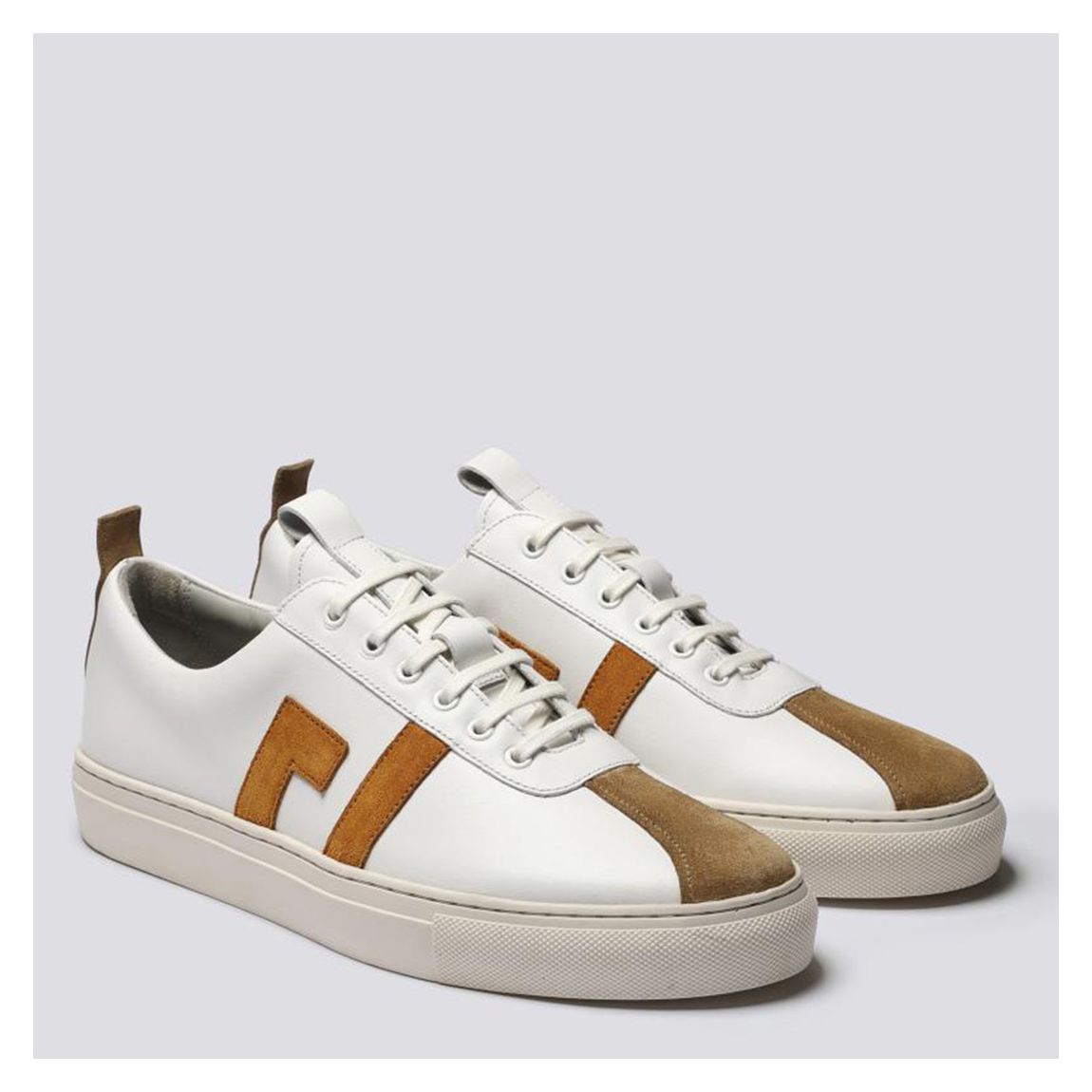 Ladies White/Yellow Sneaker 67 main product photo