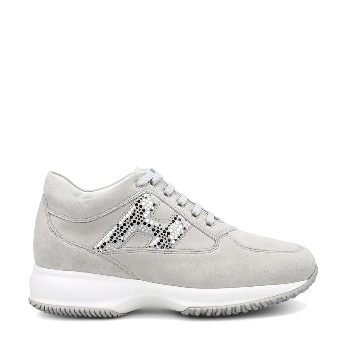 Grey Suede Leather Sneakers main product photo