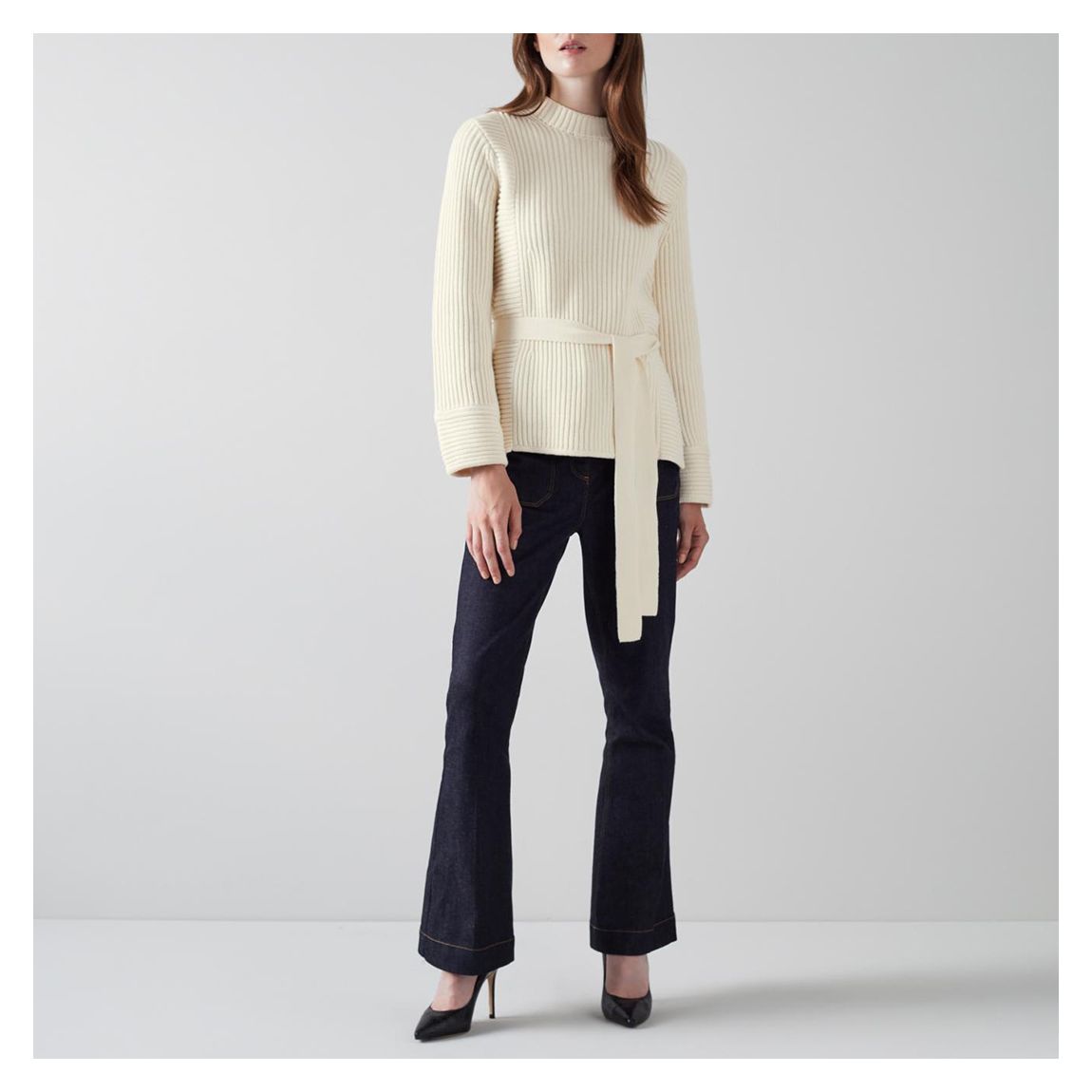 Cream Sunniva Cotton Blend Jumper main product photo