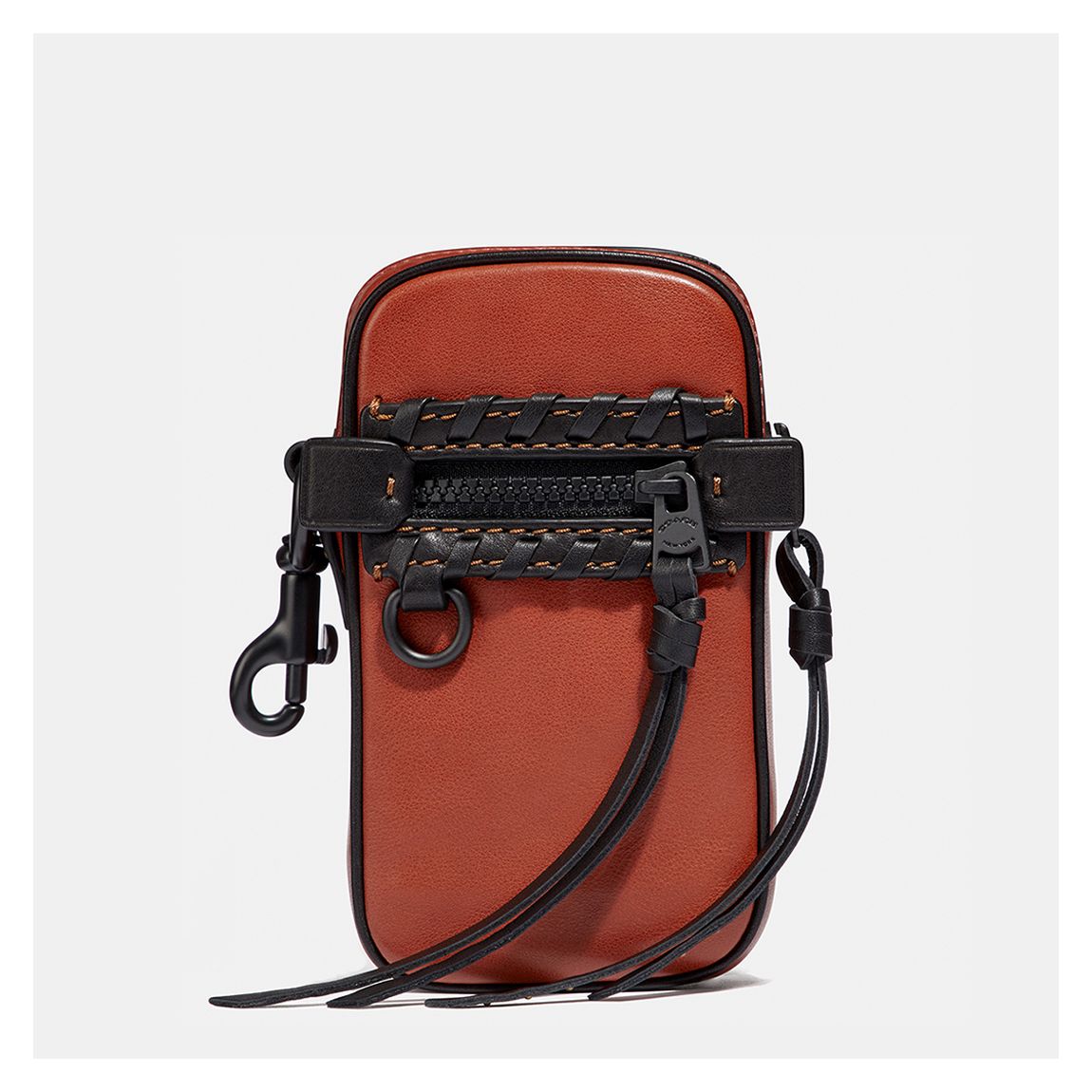Rust Black Pouch 9 With Whipstitch main product photo