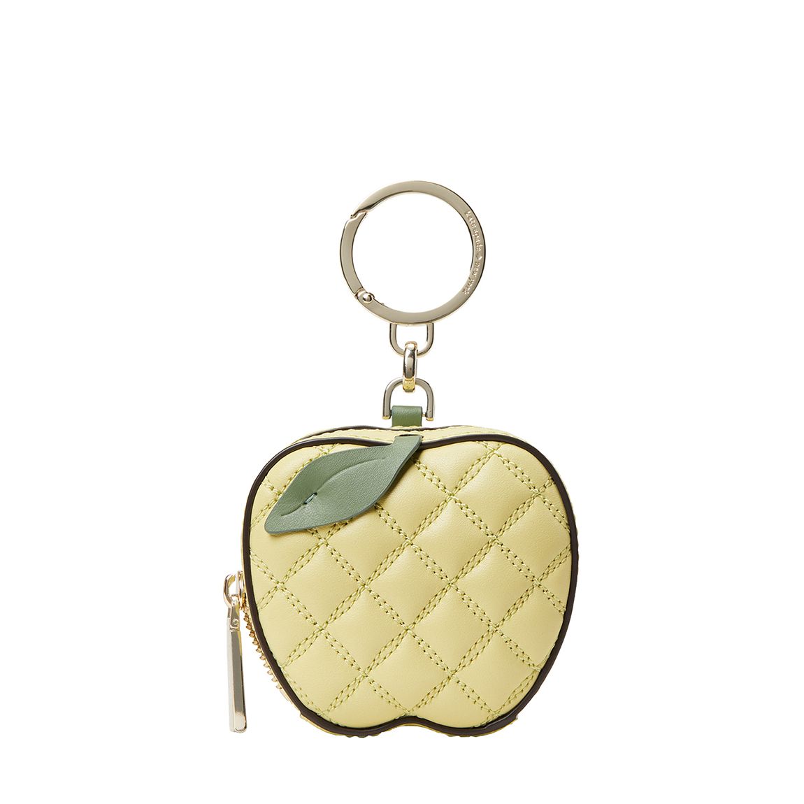 Green Multi Quilted Apple Coin Purse main product photo