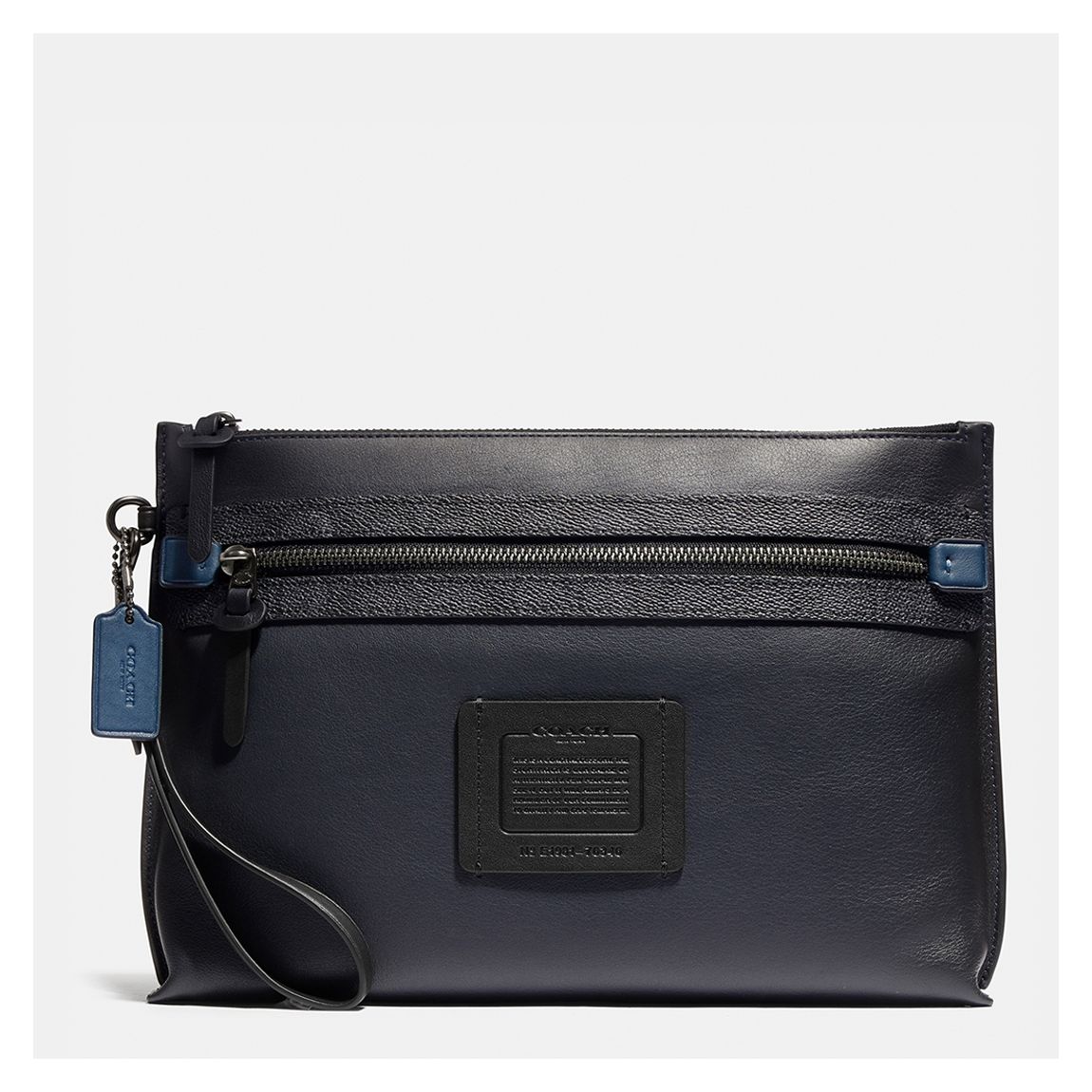 Charcoal Signature Multi Signature Canvas Blocking Pouch main product photo