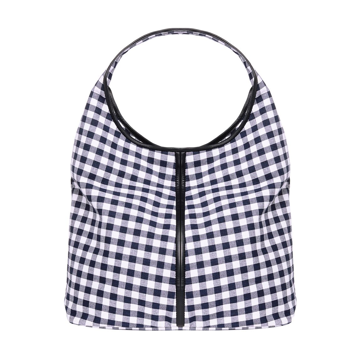 Navy/White Check Lula Bag main product photo
