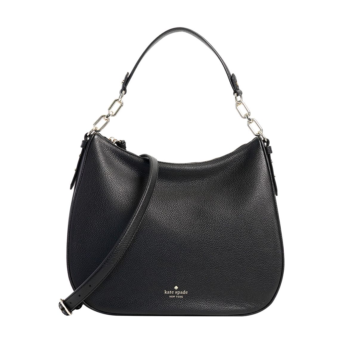 Black Vivian Hobo Bag main product photo