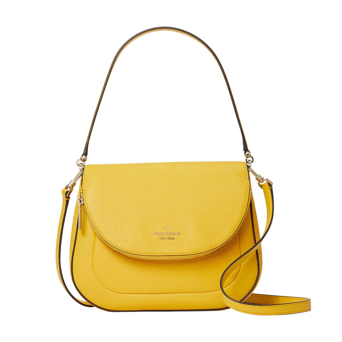 Sunflower Field Medium Flap Shoulder Bag main product photo