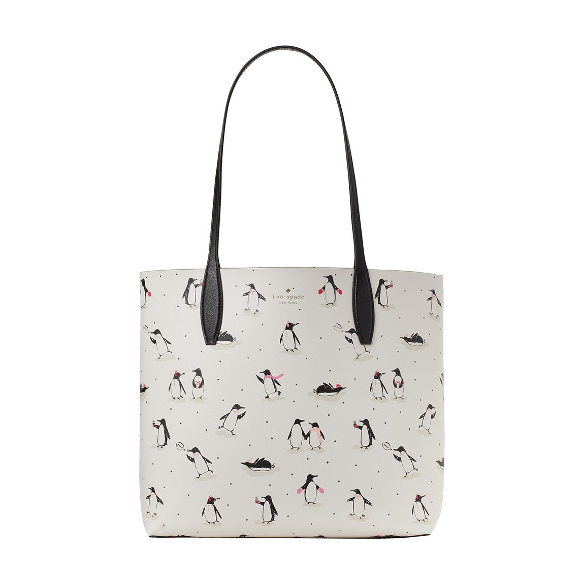 Multicolour Other Festive Penguin Printed Large Reversible Tote Bag main product photo