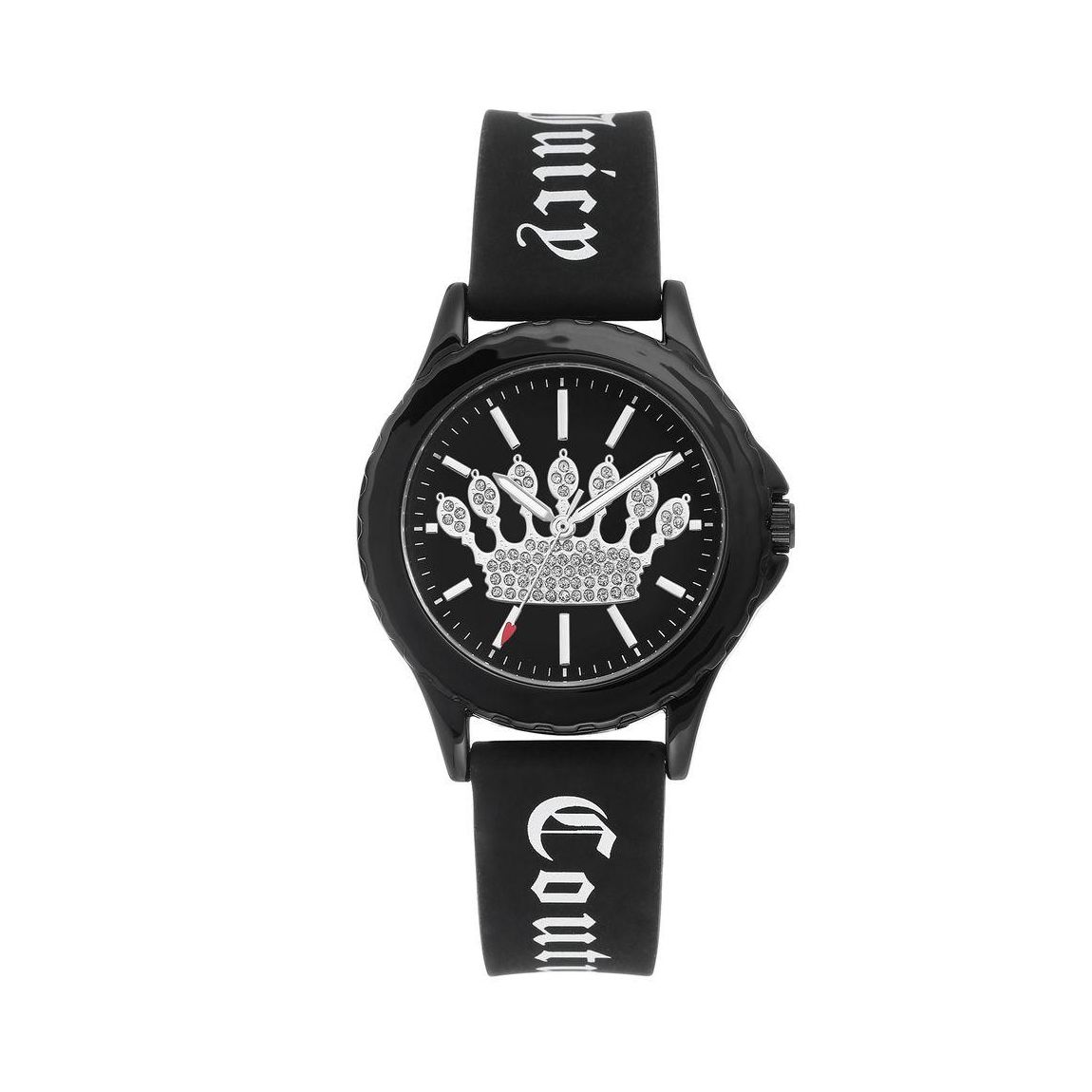 Crown Black Silicone Strap Watch Wo Watches main product photo