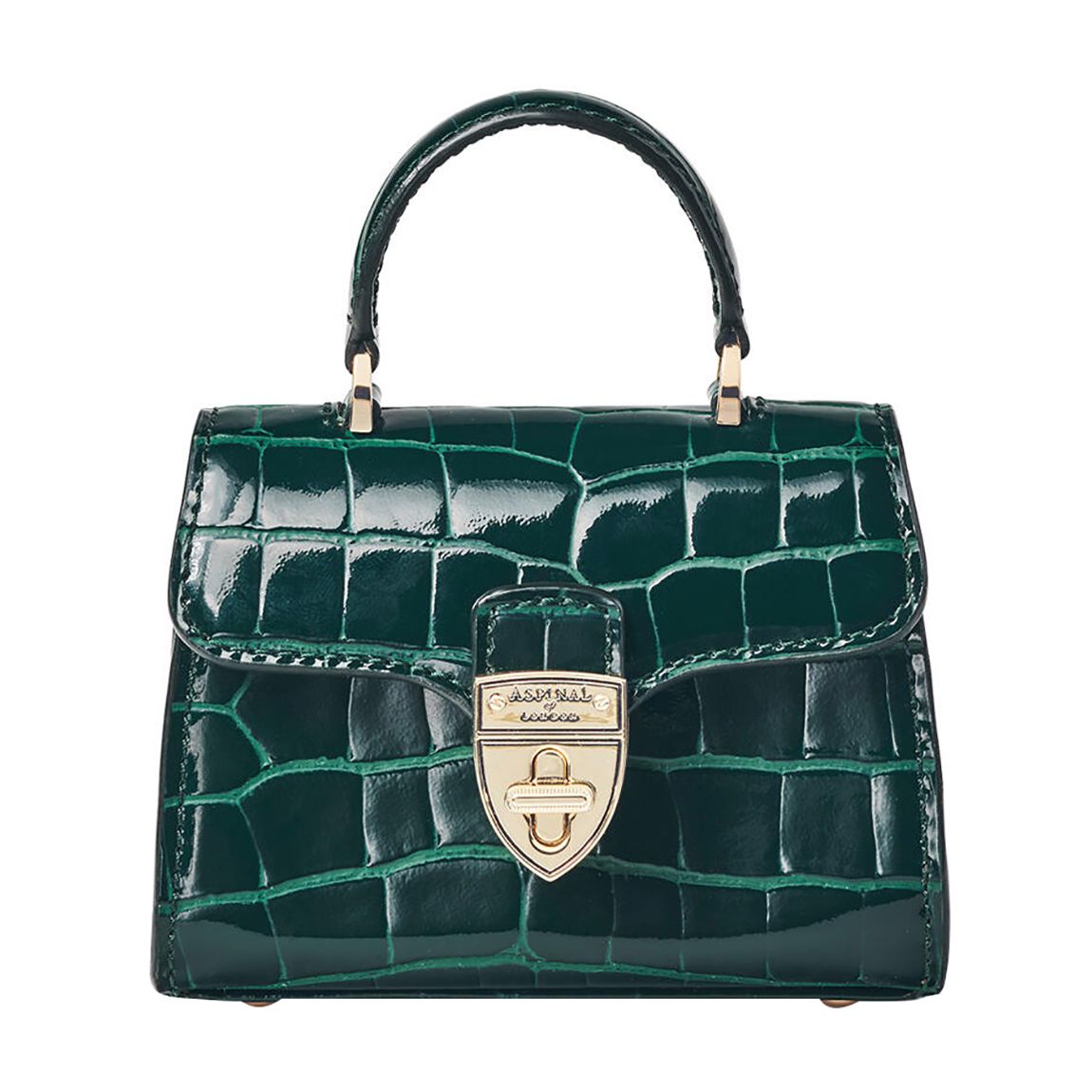 Evergreen Croc Mayfair Nano Handbag main product photo