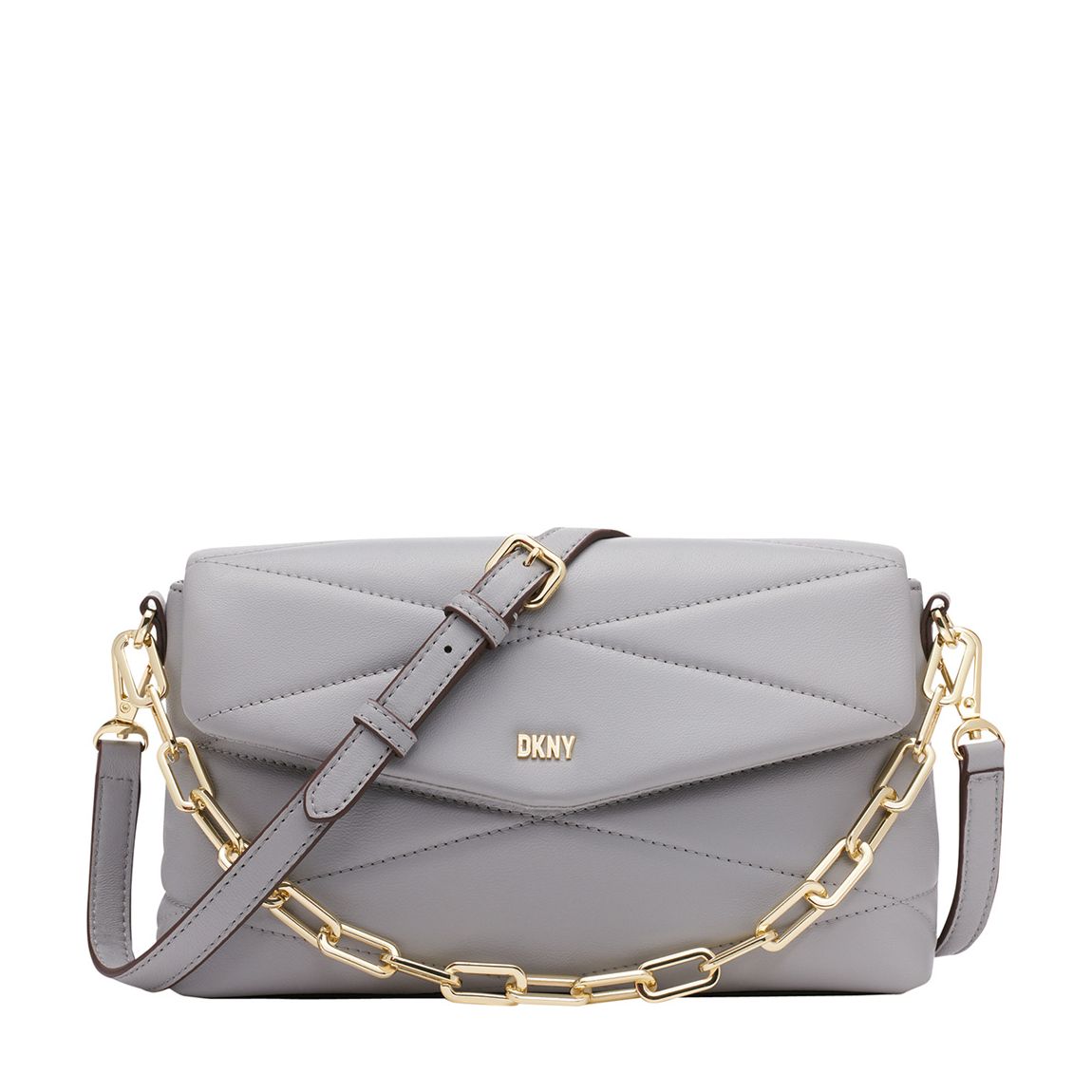Grey Melange Eve Chain Shoulder Bag main product photo