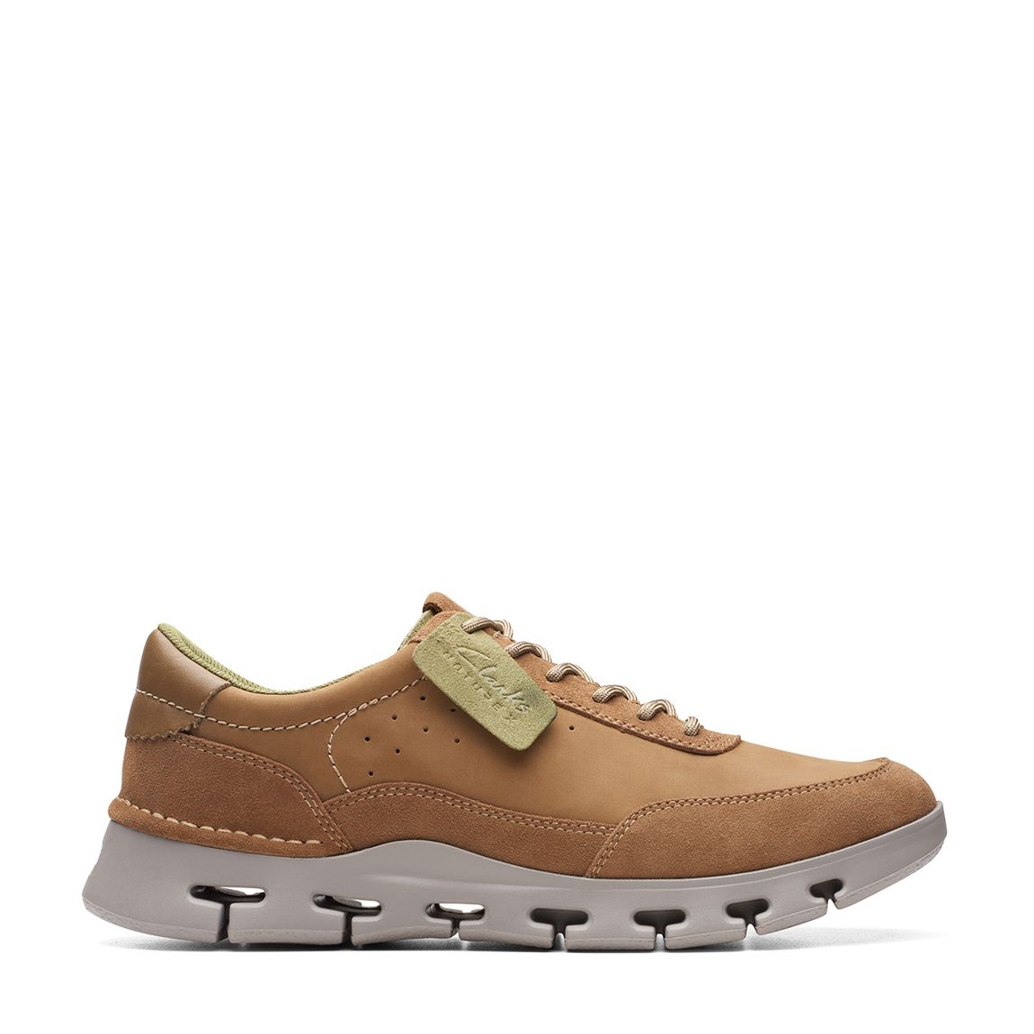 Beige Nature X One Nubuck Trainers main product photo