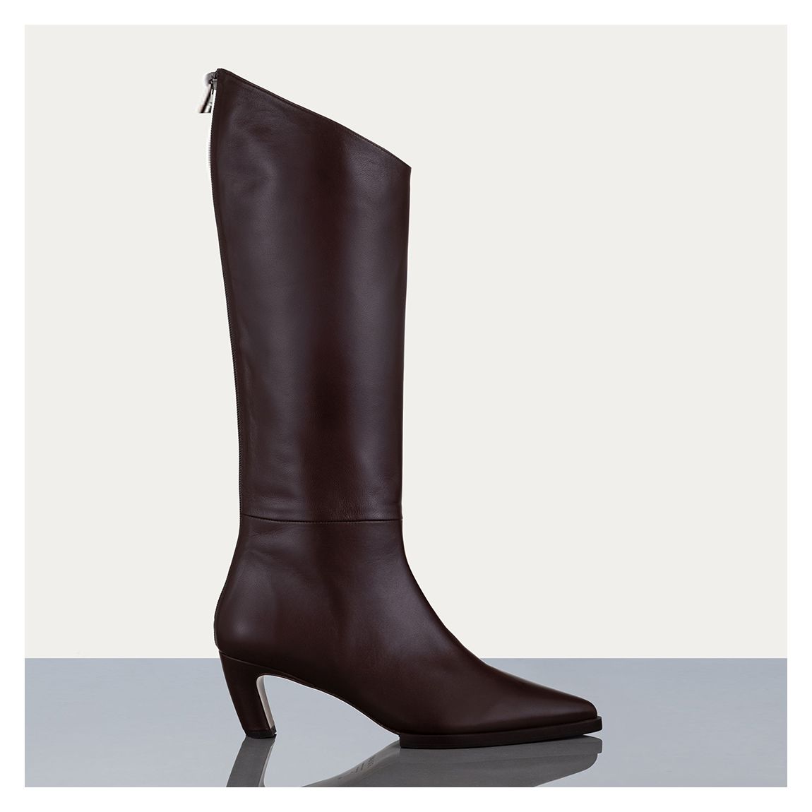 Burgundy Le Parker Knee High Boot main product photo