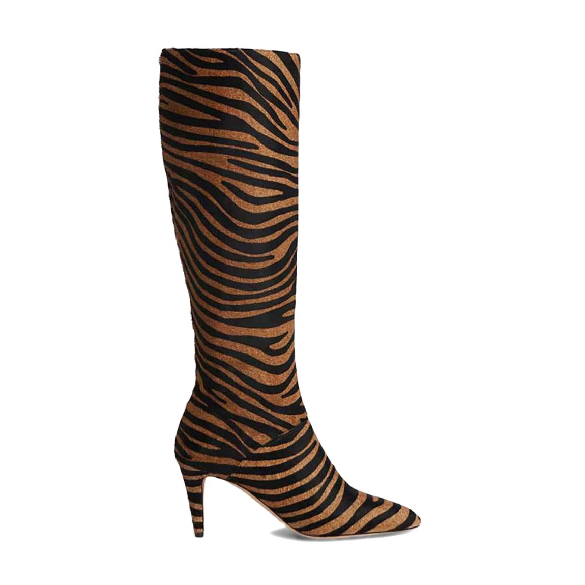 Natural Zebra Gini Knee Boots main product photo
