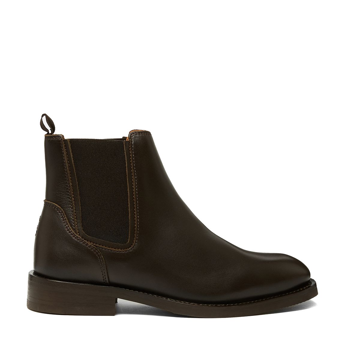 Brown Tansy Leather Ankle Boots main product photo