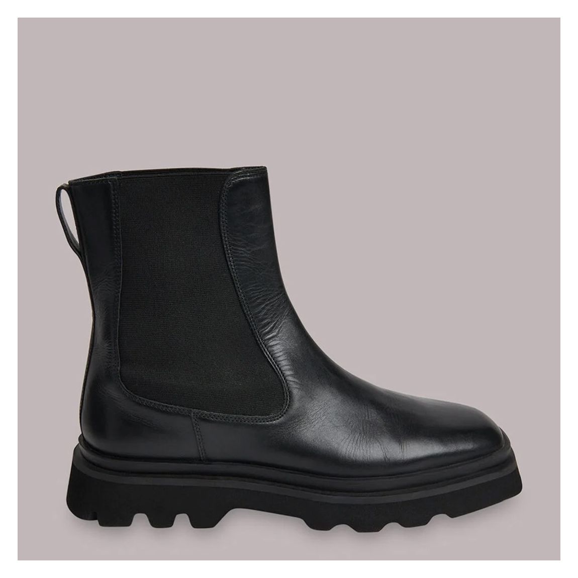 Black Kenton Square Toe Chelsea Boots main product photo