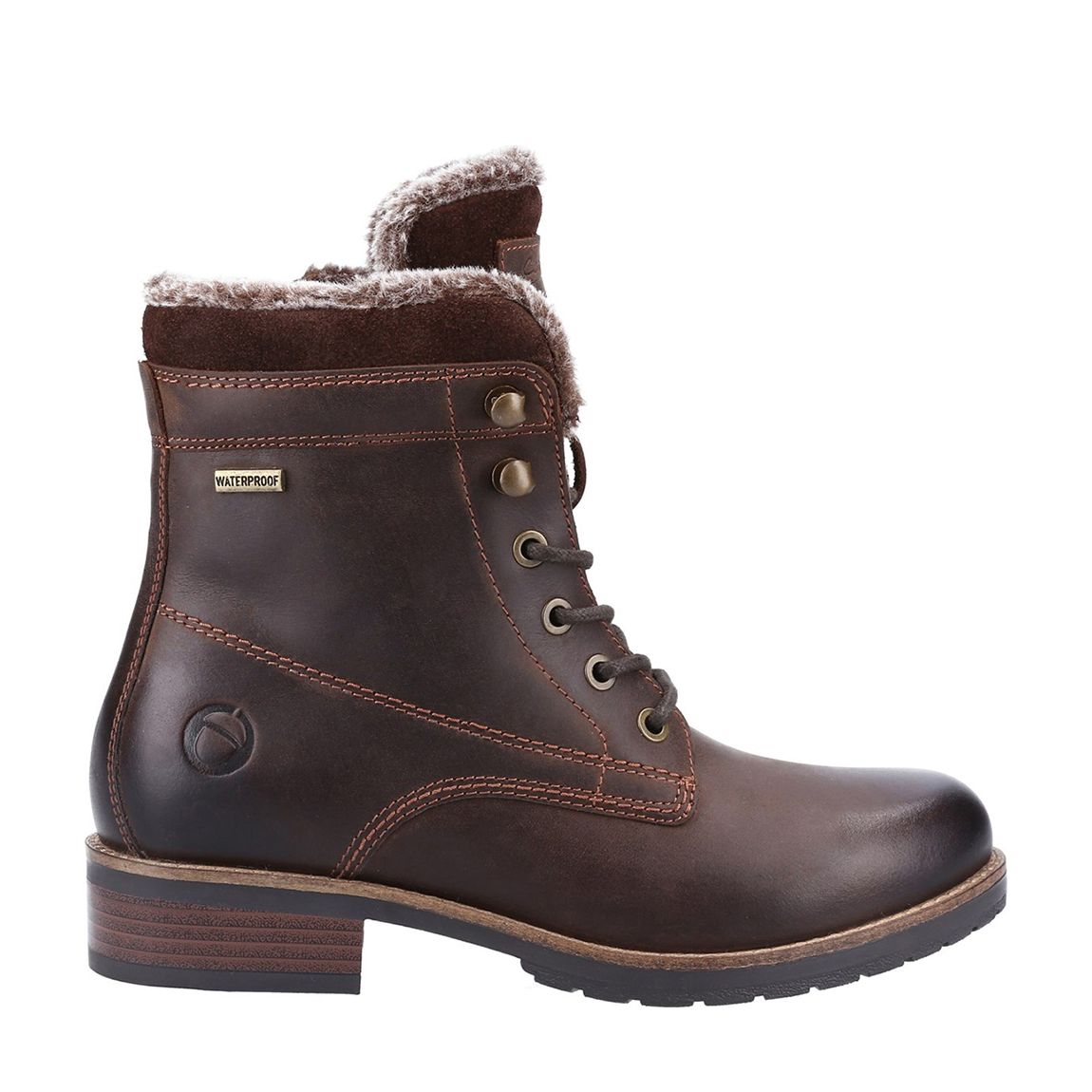 Brown Daylesford Leather Ankle Boots main product photo