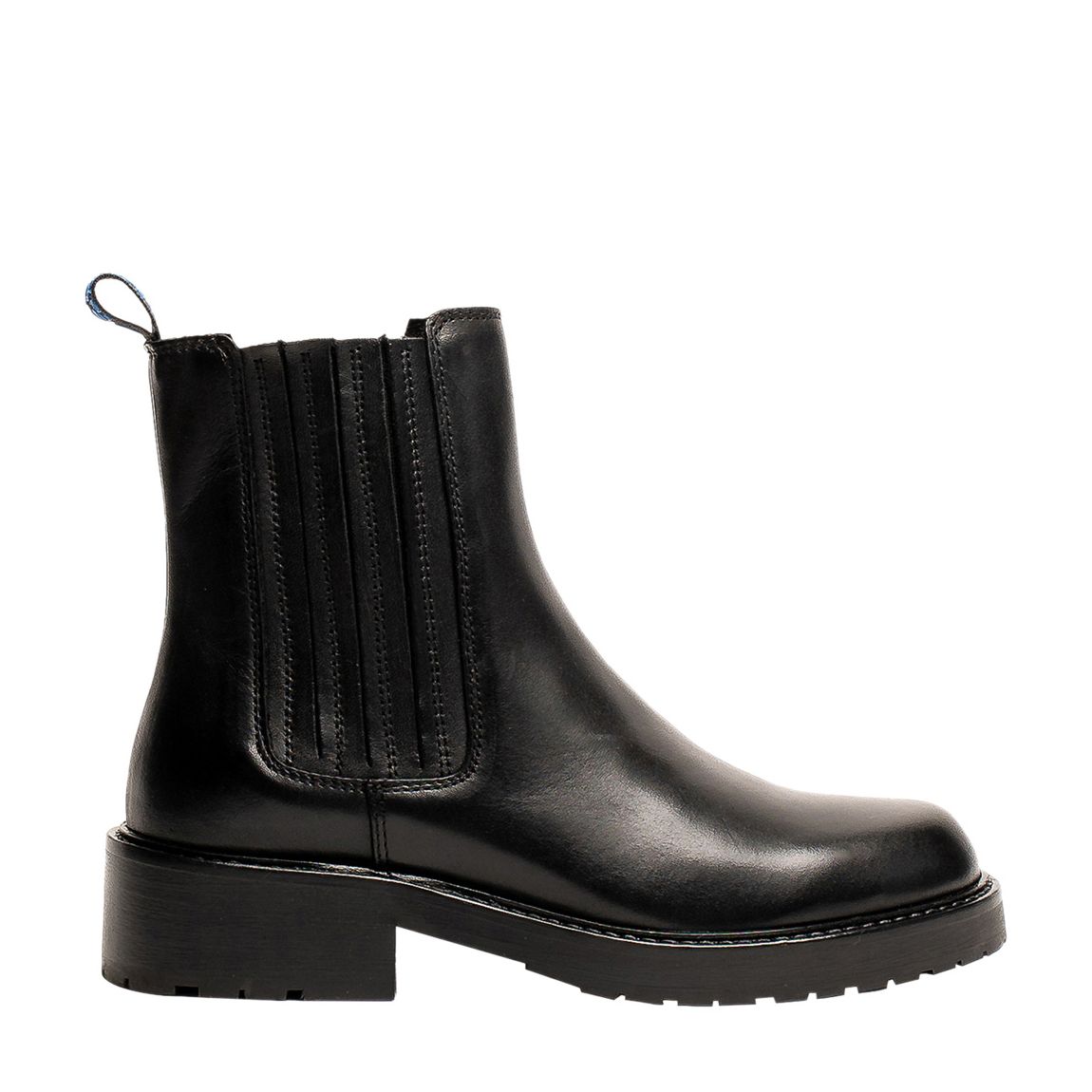 Black Leather Azalea Boots main product photo