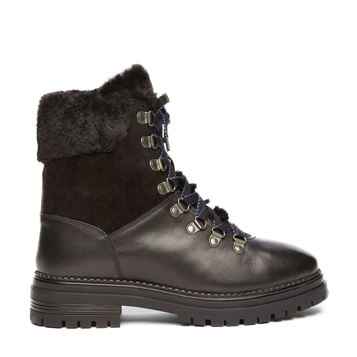 Black Multi Minnie Hiker Ankle Boots main product photo