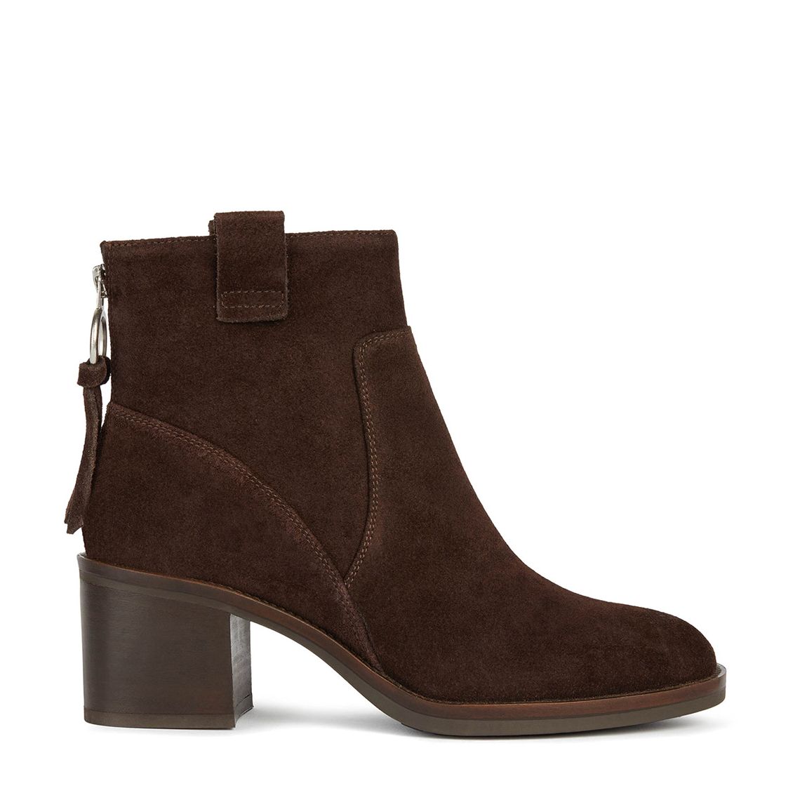Brown Suede Giulila Ankle Boot main product photo