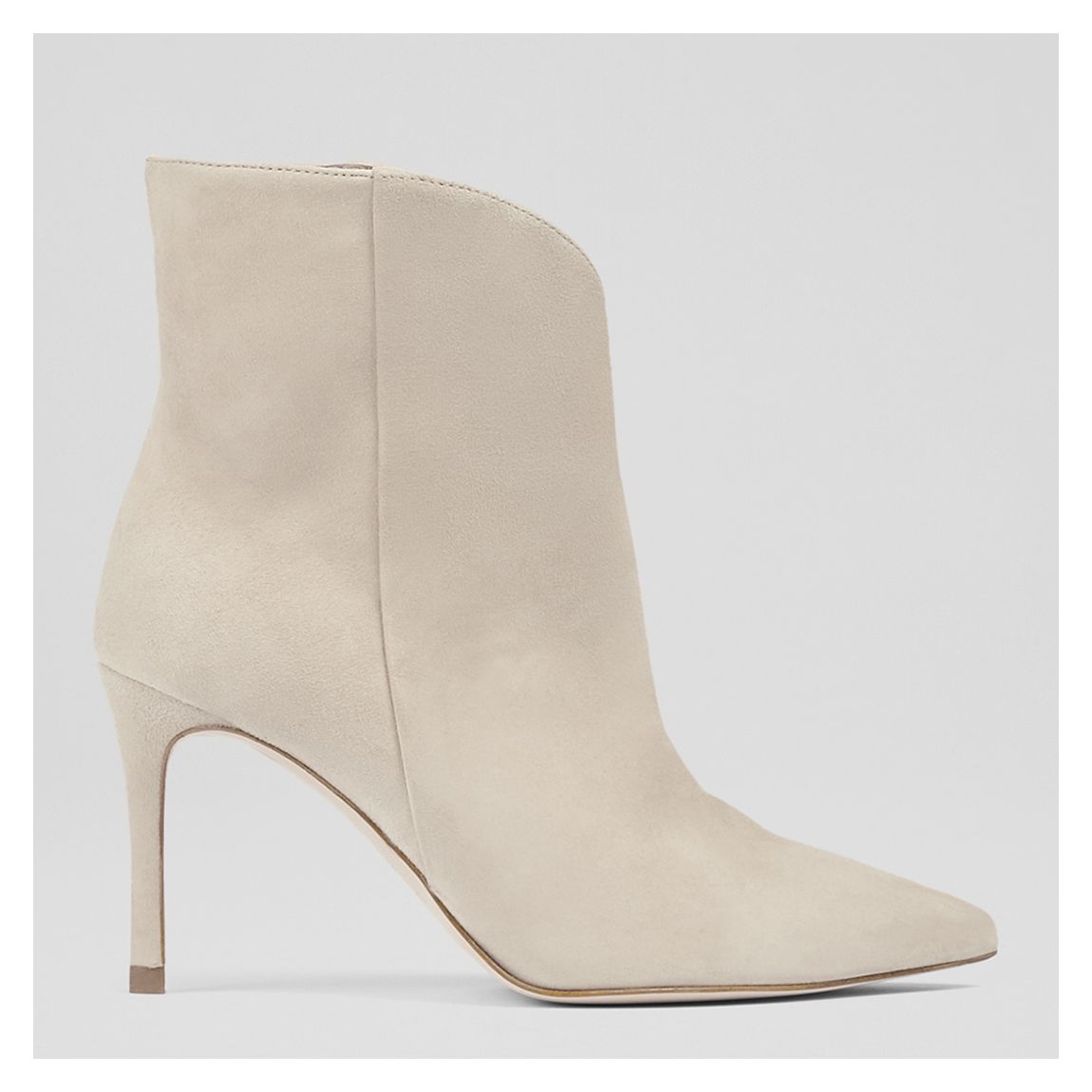 Cream Suede Taytum Ankle Boots main product photo