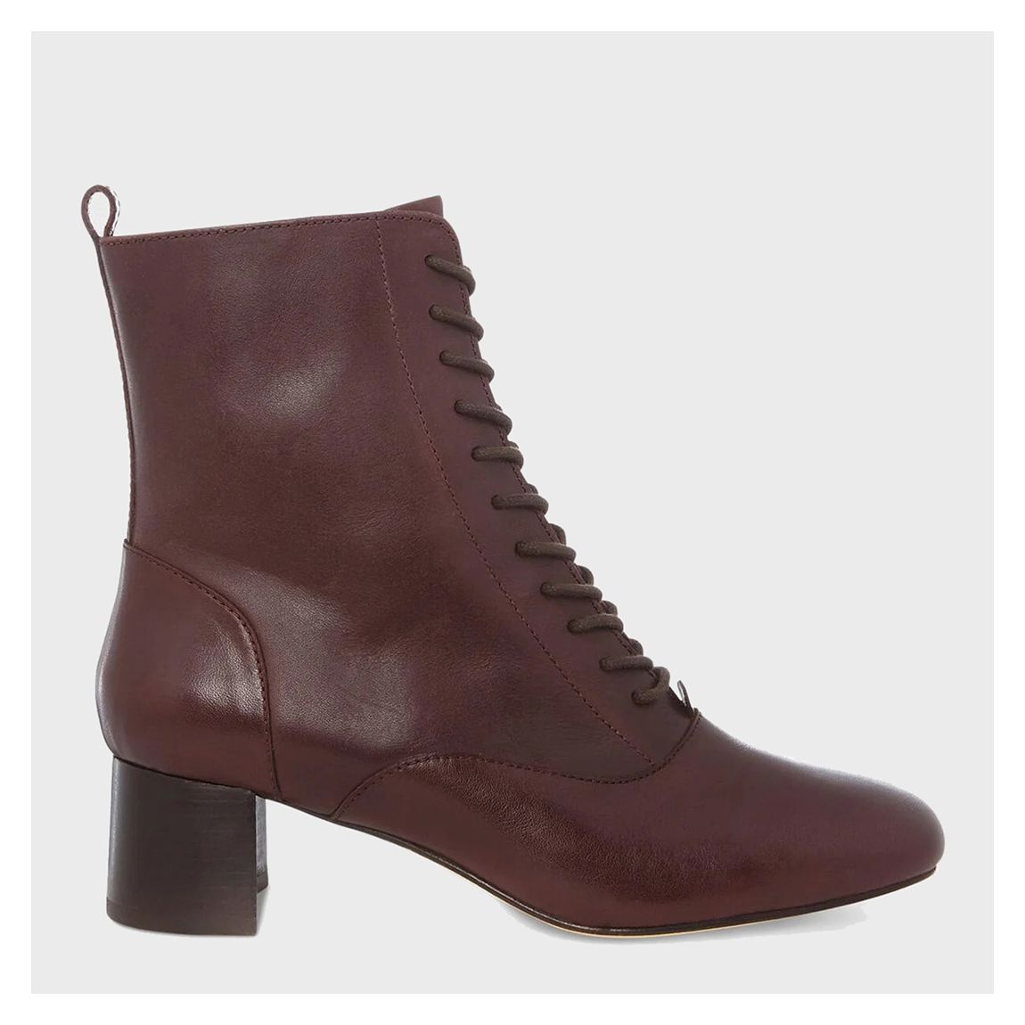 Brown Issy Lace Up Leather Boots main product photo