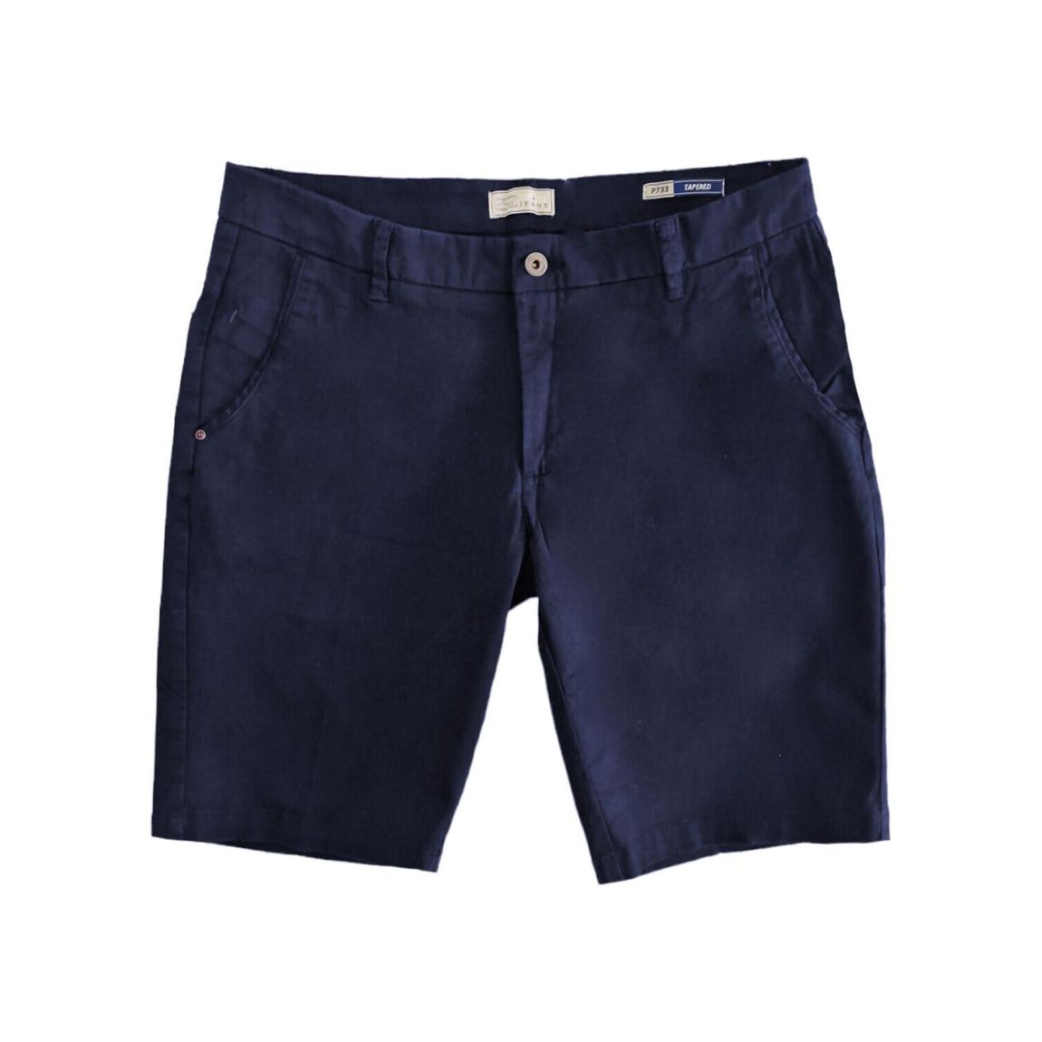 P733 Tapered Fit Shorts - Blue main product photo