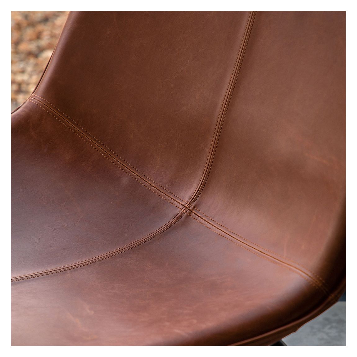 Alexandra Lounge Chair, Brown main product photo