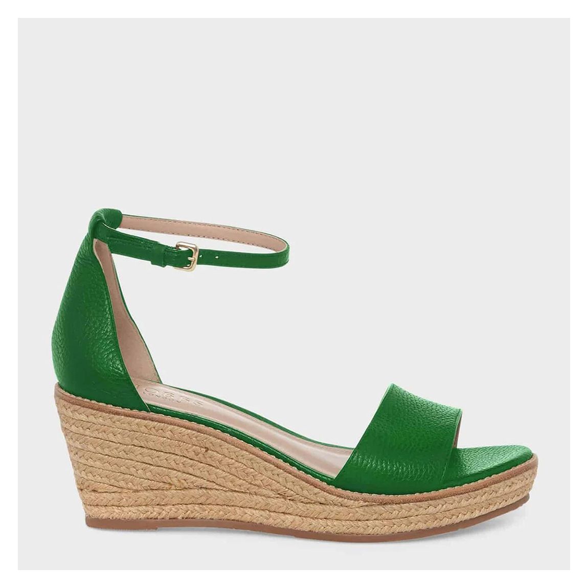 Green Vespa Leather Espadrilles main product photo