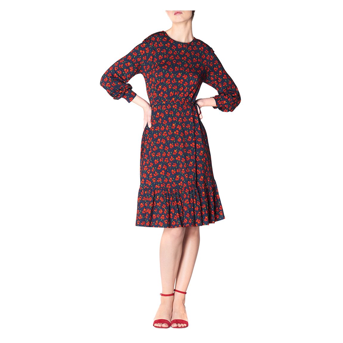 Multi Carina Printed Midi Dress main product photo