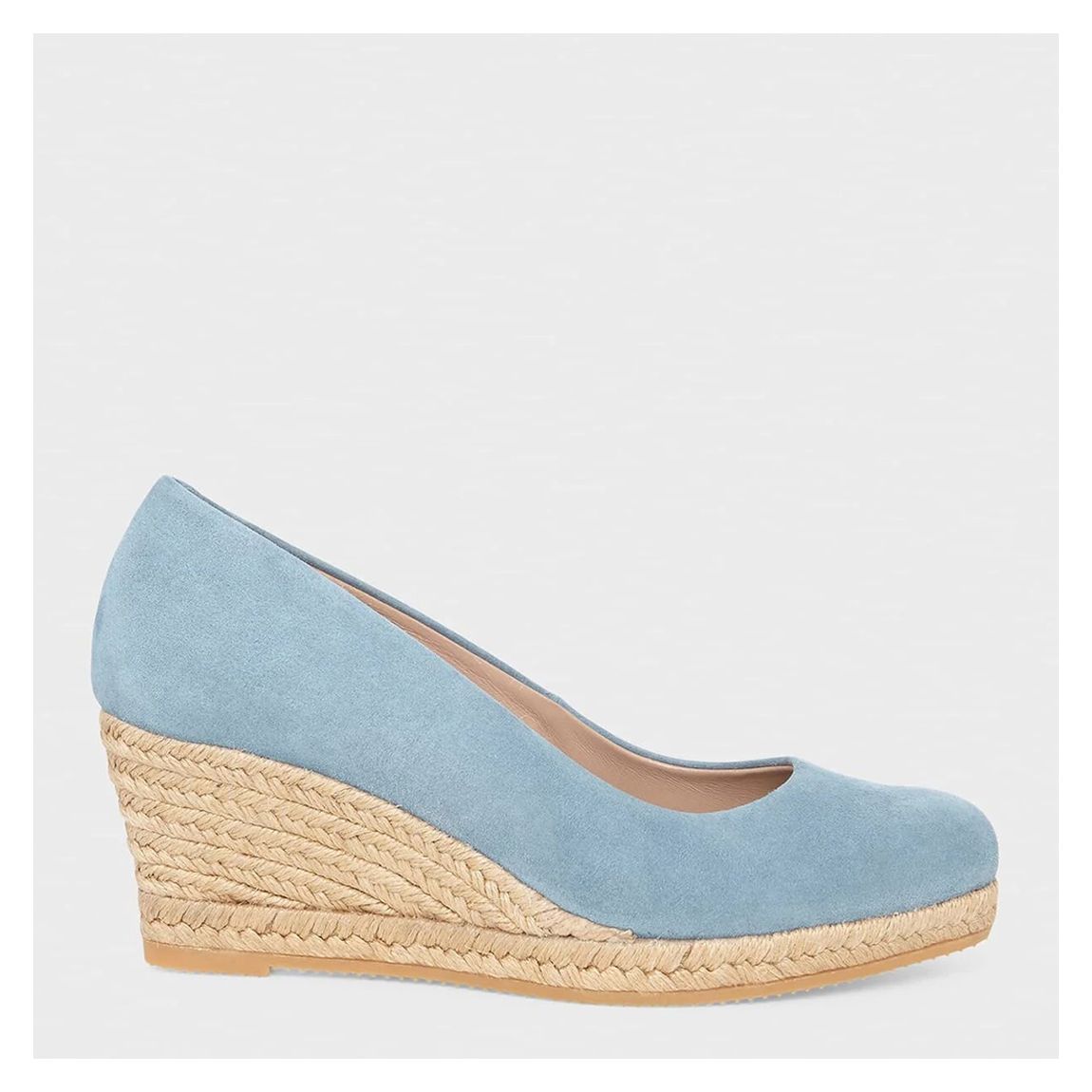 Blue Anna Court Suede Espadrilles main product photo