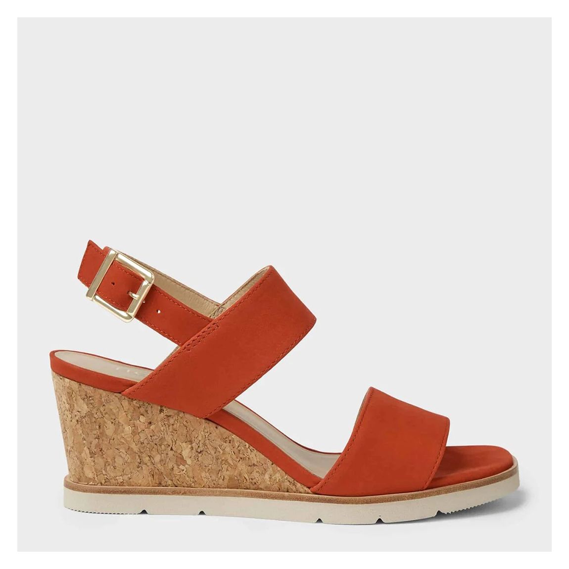 Red Verona Leather Wedge Heels main product photo