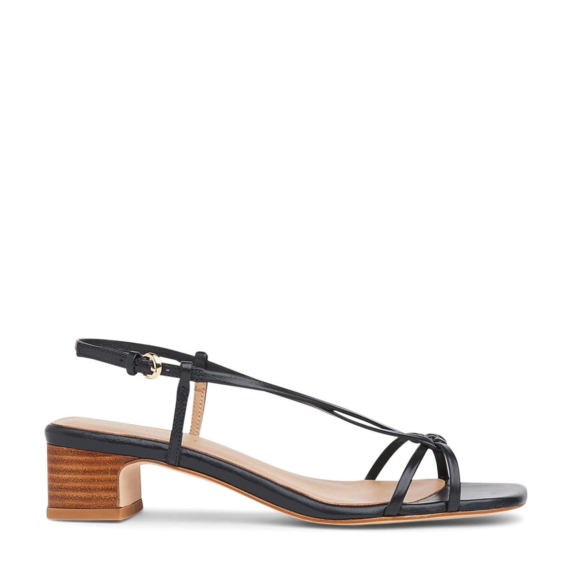 Navy Leather Sabrina Sandals main product photo
