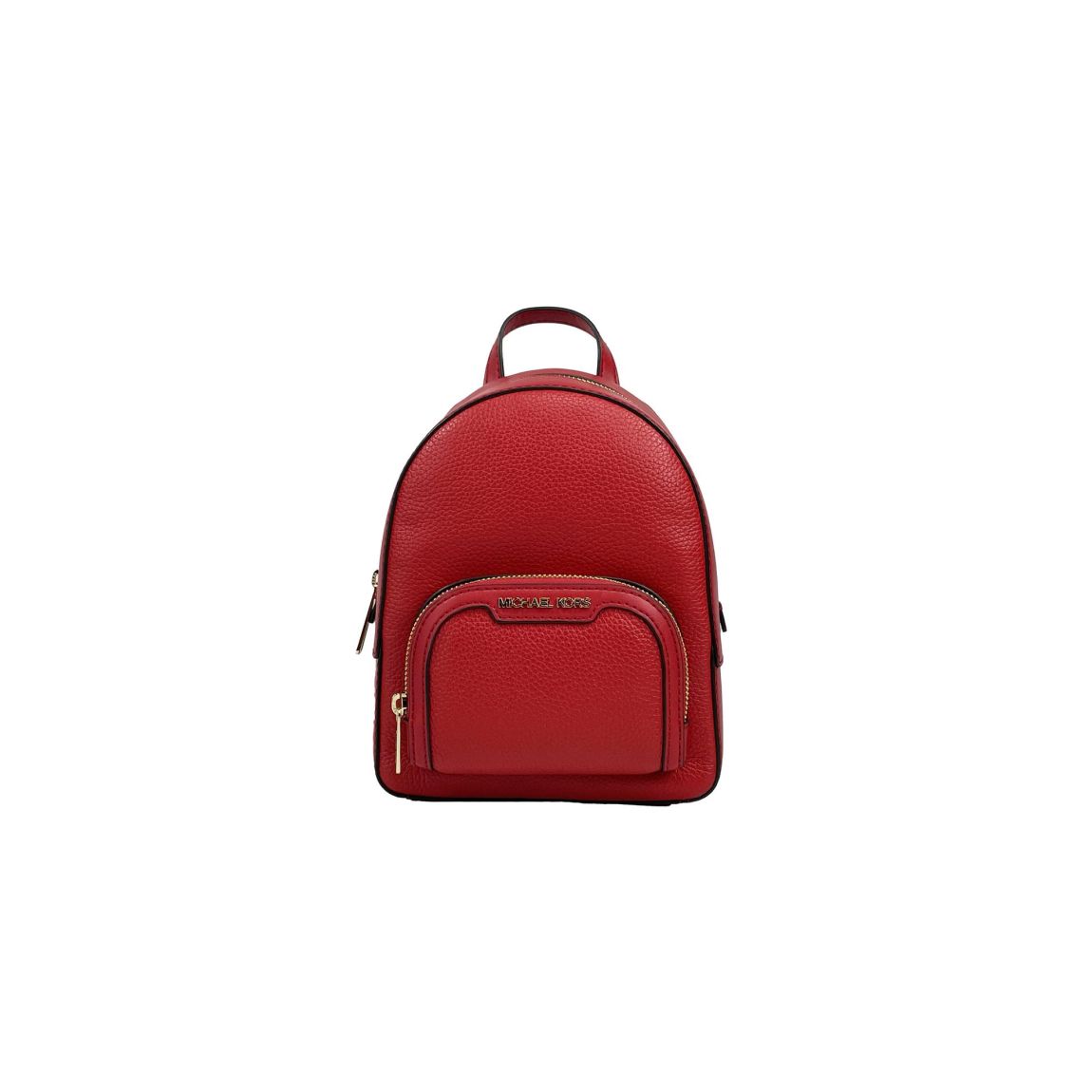 Rhea Zip Backpack Red Leather Style Wo - Bright Red main product photo