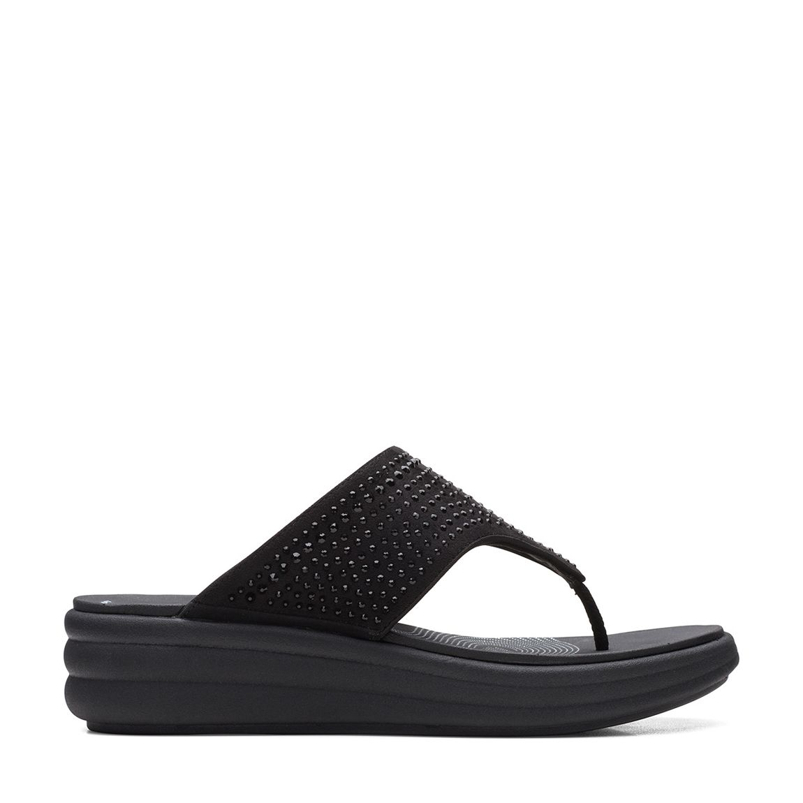 Black Drift Jaunt Sparkle Sandal main product photo