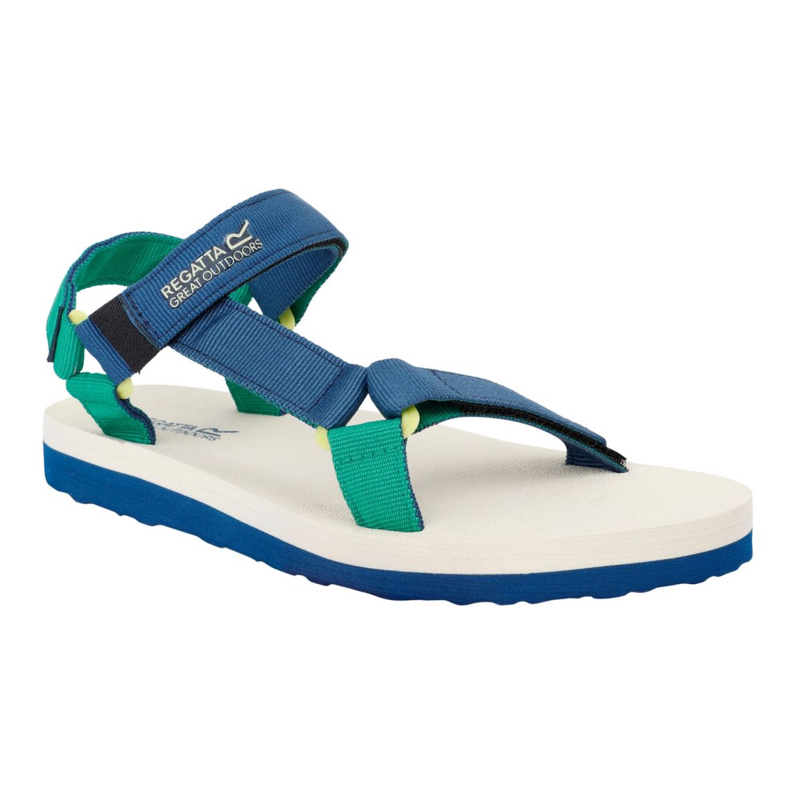 Womens/Ladies Vendeavour Sandals Blue/Green main product photo
