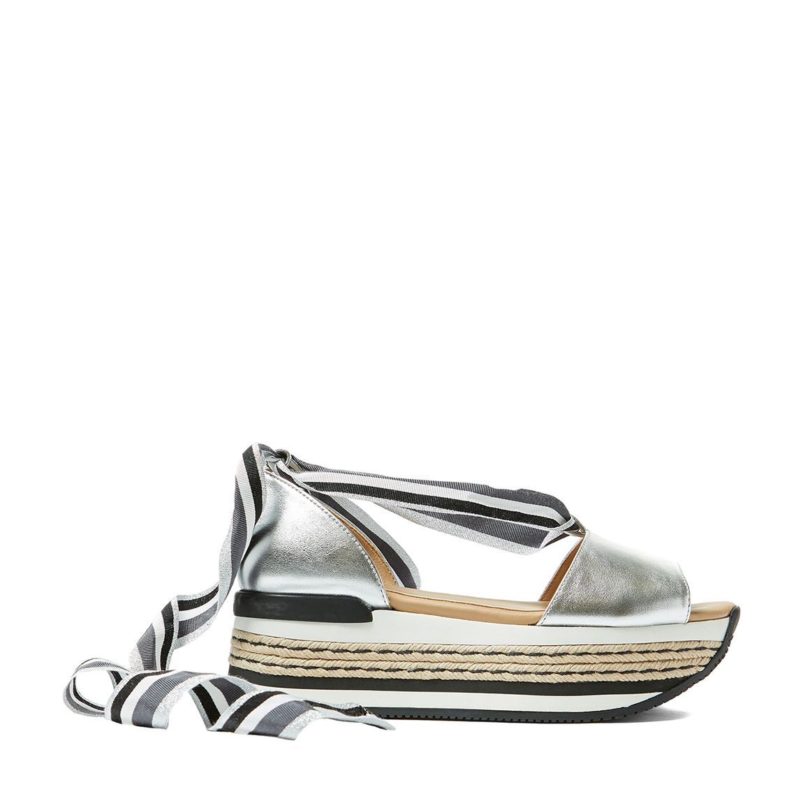 Silver Maxip Platform Espadrilles main product photo