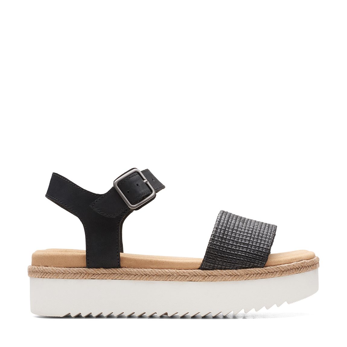 Lana Shore Black Combi Lea Sandal main product photo