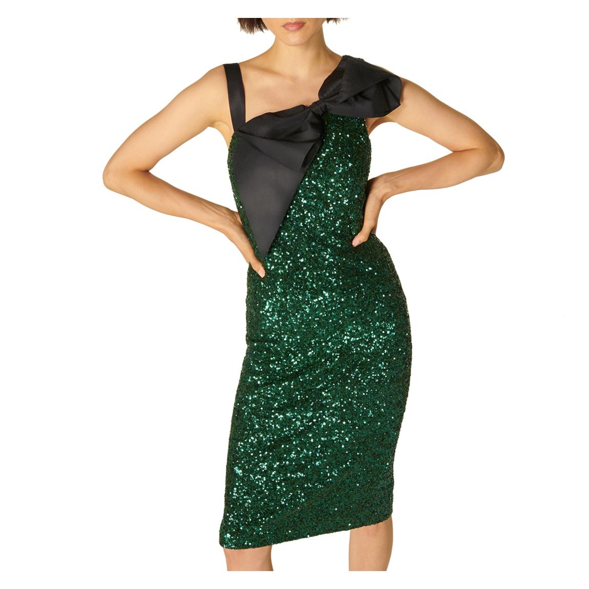 Forest Green Kitt Dress main product photo