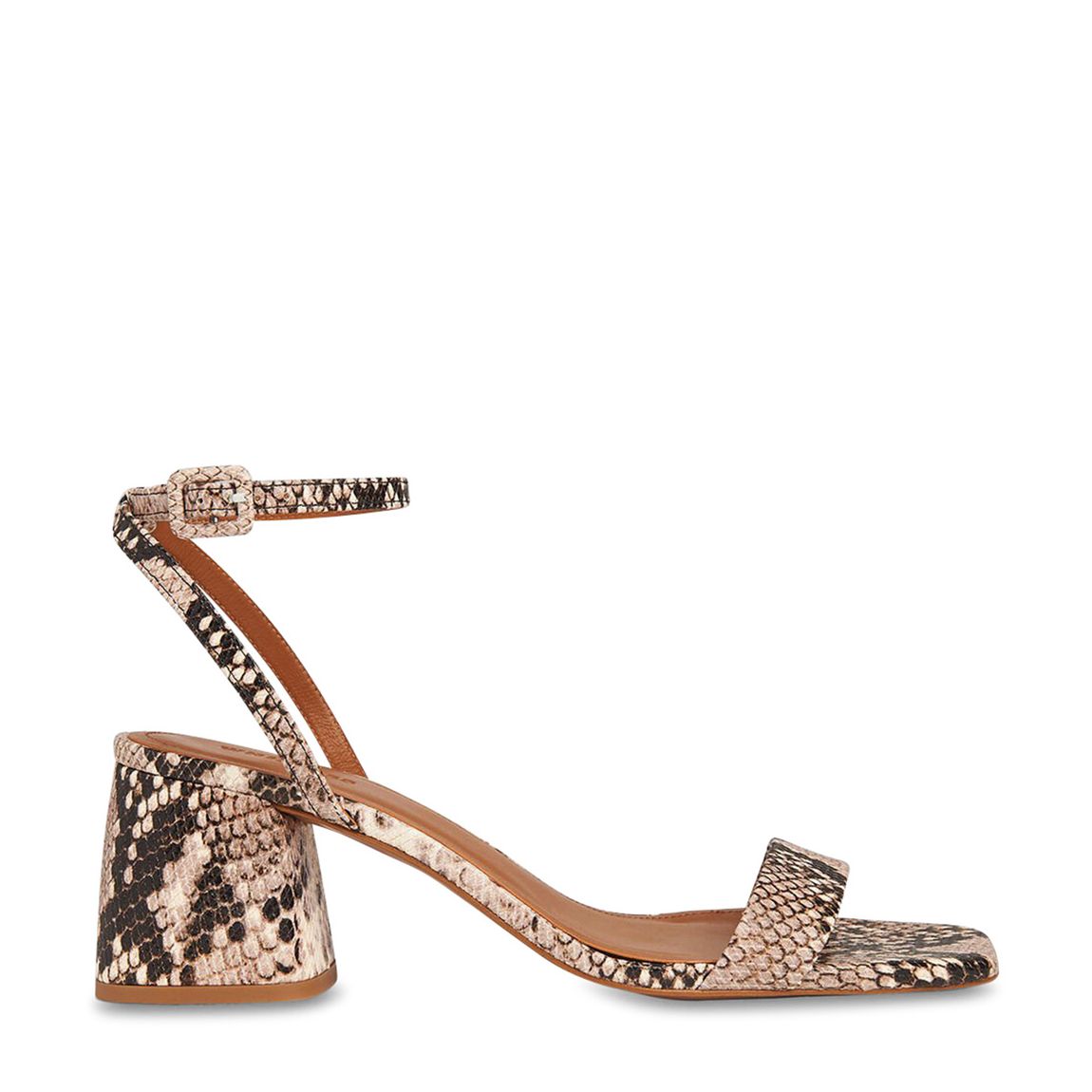 Snake Print Hale Leather Sandals main product photo