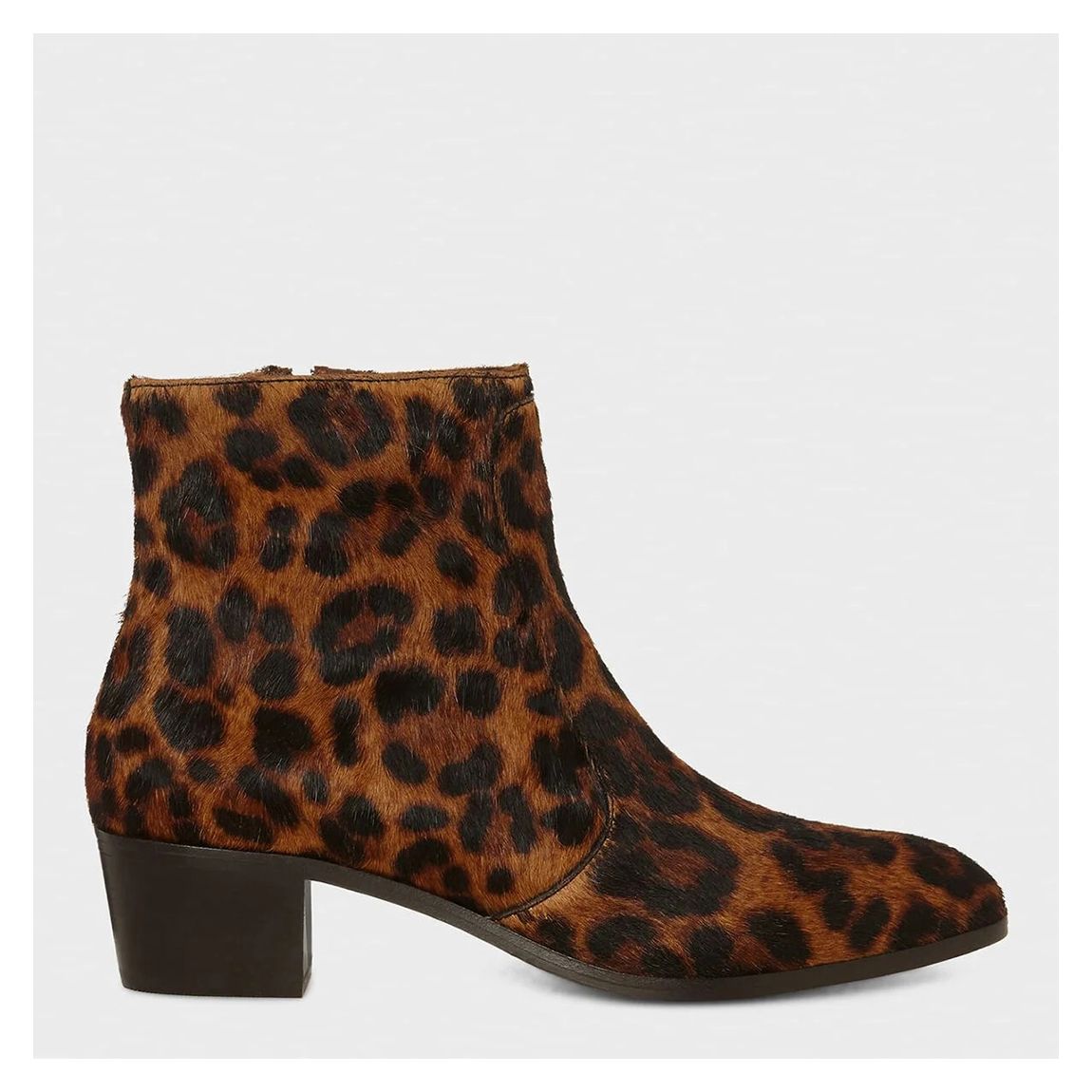 Brown Shona Leather Ankle Boots main product photo