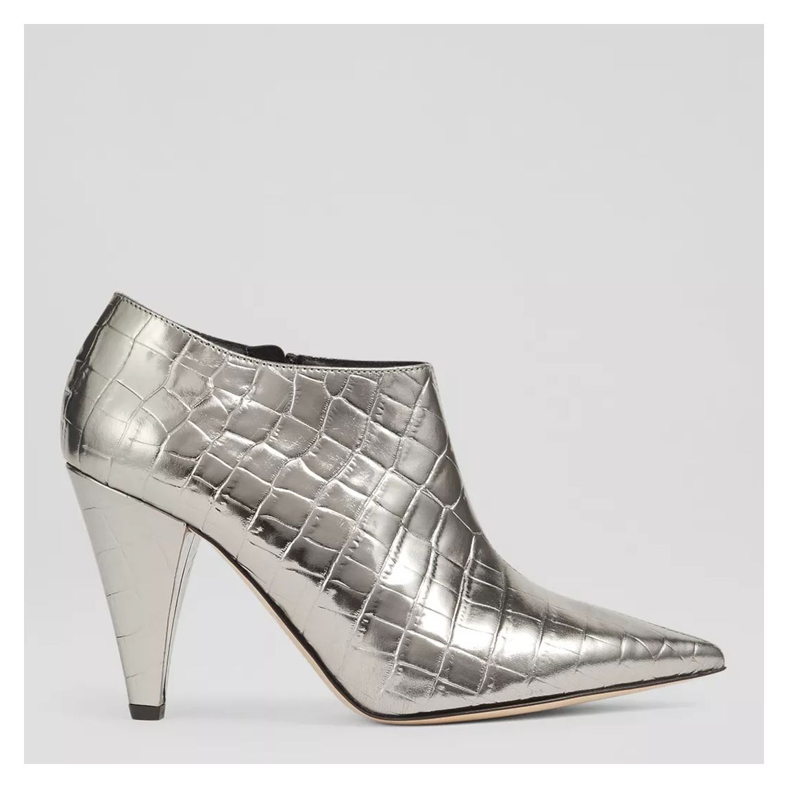 Silver Metallic Talulla Heeled Boots main product photo