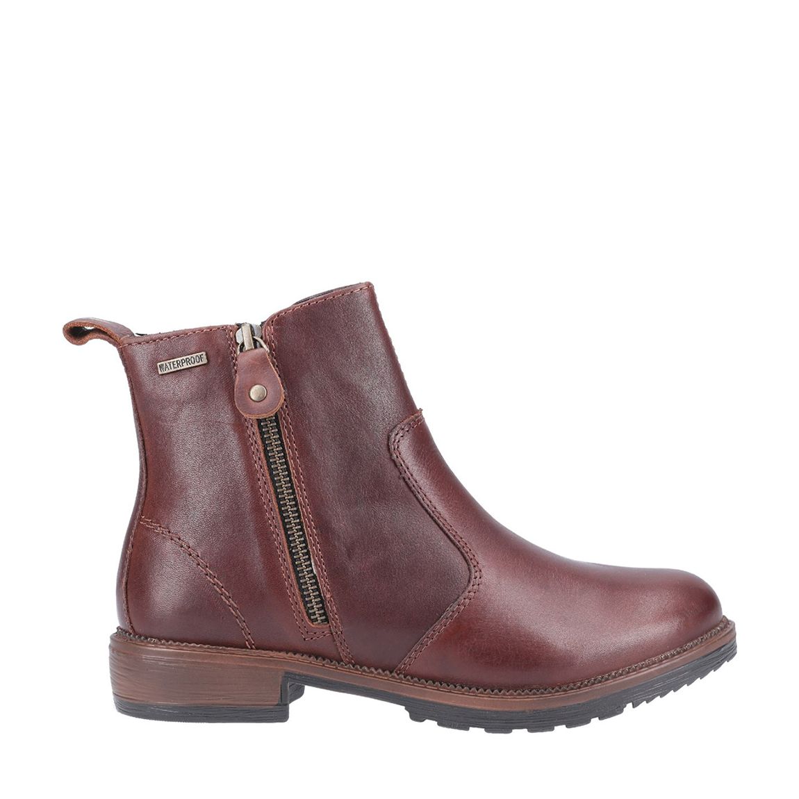 Brown Ashwicke Leather Ankle Boots main product photo